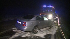 Pri Starej Ľubovni sa prevrátil americký konvoj a narazil do auta