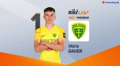 VIDEO: Parádny gól do siete Slovana na víťazstvo nestačil. Mario Sauer kandidátom na Gól mesiaca