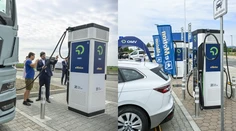 Elektromobil nabijete za 15 minút a priamo na diaľnici. Na Slovensku spustili prvé ultrarýchle nabíjačky