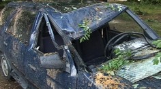 Búrka vyčíňala celú noc. Toto sú stopy jej skazy