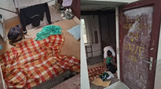 VIDEO: Zo strojovne výťahu v Ružomberku si spravila vlastný byt. Policajti ženu vypátrali za pár minút