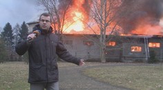 Areál chátrajúceho kaštieľa v Nižnej Šebastovej zachvátil požiar