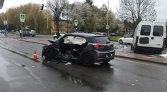 Tragický Veľký piatok: V Prešove sa zrazila dodávka s osobným autom. Hlásia jedného mŕtveho a ďalších zranených