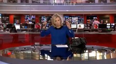 Ups! Moderátorka zabudla, že už je vo vysielaní