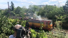 FOTOGALÉRIA: V Bratislave horel vlak, dopravu obnovili