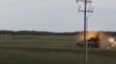 Auto zasiahol blesk. Posádka porozprávala o chvíľach hrôzy