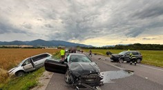 FOTO: Hromadná nehoda pri Martine. Na mieste sú všetky záchranné zložky