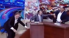 Televízna debata skončila ručne-stručne. Lietali fľaše aj stoličky