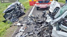 FOTO: Tragédia pri Nových Zámkoch. V aute zahynula tehotná žena s manželom a osemročnou dcérou, prežilo iba ich batoľa