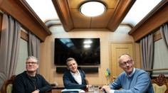 Silná zostava. Merz, Macron a Starmer pricestovali do Kyjeva