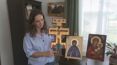 Neobyčajné umenie v rodine kňaza: Spoločne tvoria náboženské obrazy