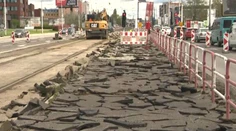 Oprava vyťaženej električkovej trate v Bratislave je v ďalšej fáze. Prečítajte si, ako dlho potrvá výluka