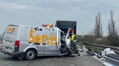 Hromadná nehoda na D1. Dopravu skomplikovala typická chyba na ceste
