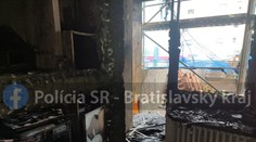 V bratislavskej Karlovej Vsi horel byt, jeho obyvateľ vyskočil z okna