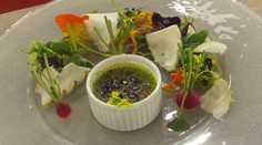 Créme brulée z medvedieho cesnaku