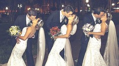 Krásne trojčatá sa vydali v ten istý deň