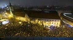 Protest v Bratislave nezastavil ani dážď. Podľa organizátorov prišlo 26-tisíc ľudí, teda viac ako pred týždňom