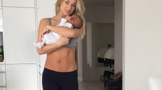 Manželka nášho futbalistu je mamičkou. Takúto postavu má tesne po pôrode