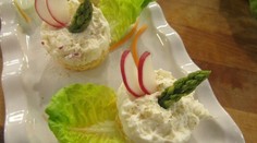 Tartare z bielej reďkovky s mascarpone