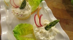 Tartare z bielej reďkovky s mascarpone