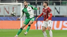 VIDEO: Červená za filmovanie či najrýchlejší gól sezóny. Hanckov Feyenoord umlčal San Siro a je v osemfinále