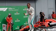 Lewis Hamilton zarmútil Ferrari a triumfoval na VC Talianska