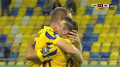 VIDEO: Dunajská Streda doma bavila fanúšikov. Žlto-modrí prevalcovali Trenčín štyrmi gólmi