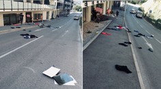 Ranná komédia v Nitre: Žena z okna na šiestom poschodí vyhadzovala veci svojho partnera