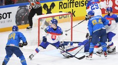 FOTOGALÉRIA: Vyškolil nás outsider. Duel medzi Slovenskom a Kazachstanom očami fotografov
