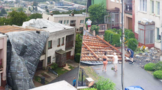 FOTO a VIDEO: Východ Slovenska pustošili silné búrky. Najhoršie asi dopadol Vranov nad Topľou