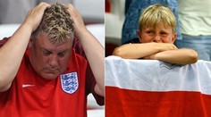 Hanebná prehra a trápne chvíle. Takto smútili Angličania nad prehrou