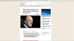 Princa Philipa opäť pochovali. Keď sa denník spamätal, rýchlo to stiahol