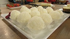 Tvarohovo kokosové gule s ovocím