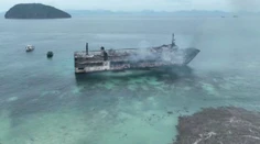 VIDEO: Plavidlo úplne pohltili plamene. Požiar trajektu si vyžiadal najmenej päť obetí