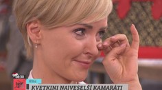 Kvetka Horváthová oslavuje okrúhliny. Toto prekvapenie ju dojalo k slzám