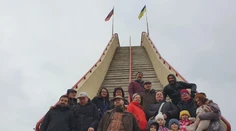 Sovietsku zástavu vymenili za ukrajinskú na počesť maršála Malinovského