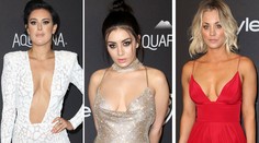 Móda z afterparty Zlatých glóbusov: Odvážne výstrihy aj čudesné kreácie