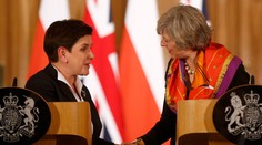 Premiérky Británie a Poľska debatovali o právach občanov po brexite