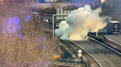 Autá v plameňoch: Na diaľnici D1 horeli dve vozidlá