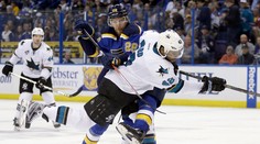 San Jose vyhralo v St. Louis 4:0 a vyrovnalo stav série na 1:1