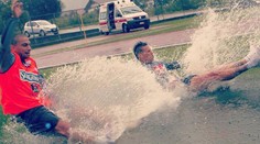 Hamšík sa vrátil do detstva. Na tréningu sa váľal v blate ako prasa