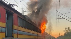 Cestujúci z horiaceho vlaku pri Šali: Do ďalšej stanice sme išli 2,5 kilometra po vlastných