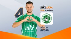 VIDEO: Ideálna hlavička zapadla priamo do siete. Kandidátom na gól mesiaca je aj Martin Regáli