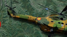 Prvé zábery po páde vrtuľníka v Rumunsku