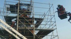 Požiar budovy bývalého riaditeľstva SND: Hasiči už majú oheň pod kontrolou