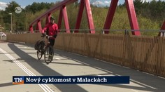 Nový cyklomost v Malackách