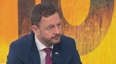 Emotívny rozhovor s premiérom Eduardom Hegerom: Na to, čo videl v Buči, do smrti nezabudne