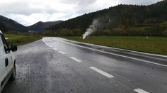 Masívny únik: Bez plynu bolo 800 domácností, cesta z Považskej Bystrice do Rajca bola neprejazdná