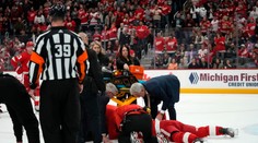 VIDEO: Desivé chvíle v NHL. Hviezda Detroitu upadla po zákroku do bezvedomia