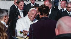 Sagan si zaspomínal na stretnutie s pápežom Františkom. Pri tejto príležitosti mu daroval bicykel